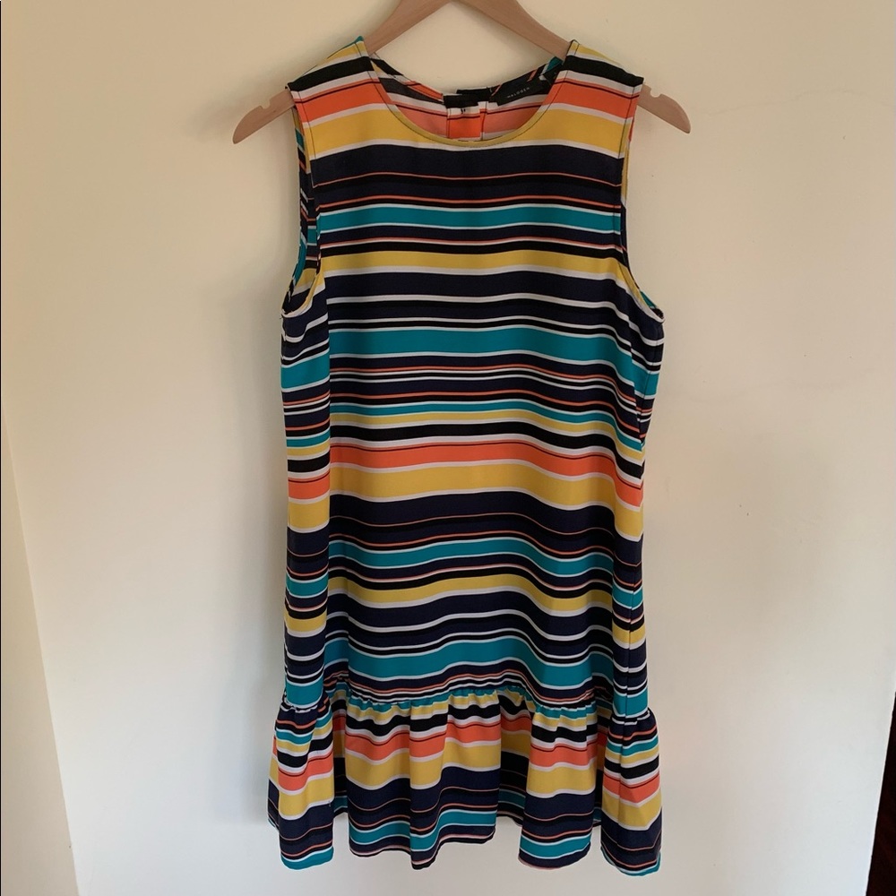 Women’s Halogen Dress - Sleeveless Button Stripped Dress